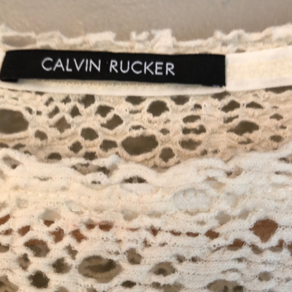 Long Sleeve Wool Lace Top - Picture 5 of 9